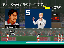 画像ギャラリー No.002のサムネイル画像 / 「アーケードアーカイブス スーパーバレー'91」，10月10日配信。横方向からの視点でバレーボールを楽しめる