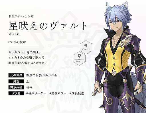 画像ギャラリー No.004のサムネイル画像 / 「エンバーストーリア」，滅びた7つの世界から人型生物・獣人の住む「獣爛の世界ガルガバル」の世界観と4人のエンバースの紹介動画を公開