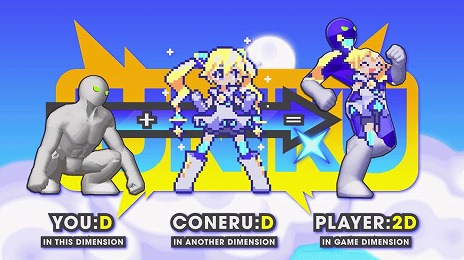 画像ギャラリー No.007のサムネイル画像 / “非常に好評”のコミカルアクション「CONERU -DIMENSION GIRL-」，初のセールを開催。72種類の実績を追加するアップデートも実施
