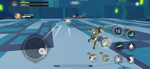画像ギャラリー No.006のサムネイル画像 / ［プレイレポ］メカニカルな美少女が戦う3D対戦メカアクション「星の翼」。スマホの仮想コントローラでも華麗に動き回れる【PR】