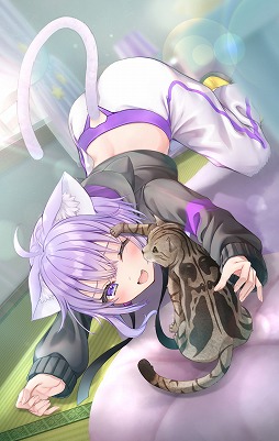 画像ギャラリー No.003のサムネイル画像 / 猫又おかゆさん主演の恋愛ADV「おかゆにゅ〜〜む!」,PC/Switch向けパッケージ「完全生産限定版」の予約受付を開始