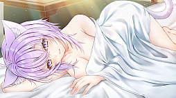 画像ギャラリー No.002のサムネイル画像 / PC版「おかゆにゅ〜〜む！」，Steamで8月14日12：00に配信開始。猫又おかゆさんの飼い主となり，甘々な生活の中で愛を育む恋愛ADV