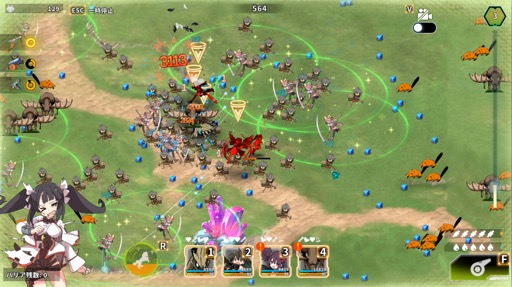 画像ギャラリー No.026のサムネイル画像 / ［プレイレポ］「Struggle F.O」は，恐竜から天使まで，敵をテイミングして最強パーティ作りを楽しめるアクションRPGだ