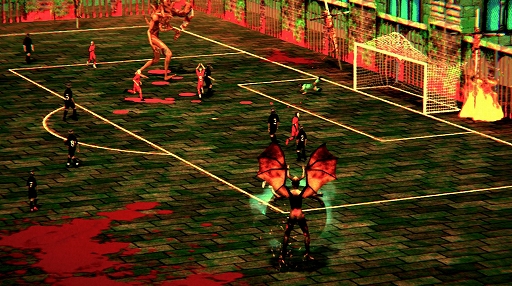 画像ギャラリー No.002のサムネイル画像 / 連続殺人鬼やサイコパスナースが悪魔を召喚して大暴れするサバイバルホラーサッカーゲーム「FEAR FA 98」のクラファンがKickstarterでスタート