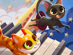 ネコを操作してジャズのリズムに乗ってミニゲーム！ 「Jumping Jazz Cats」，Steamで本日リリース