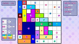 画像ギャラリー No.004のサムネイル画像 / 散らばった“宝石”を別々の部屋に分けるパズルゲーム「対称ロジックパズル1000」Switch向けに配信開始。1000ステージに挑戦可能