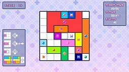 画像ギャラリー No.005のサムネイル画像 / 散らばった“宝石”を別々の部屋に分けるパズルゲーム「対称ロジックパズル1000」Switch向けに配信開始。1000ステージに挑戦可能