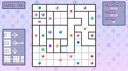 画像ギャラリー No.007のサムネイル画像 / 散らばった“宝石”を別々の部屋に分けるパズルゲーム「対称ロジックパズル1000」Switch向けに配信開始。1000ステージに挑戦可能