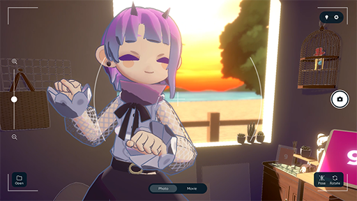 画像ギャラリー No.004のサムネイル画像 / チルな雰囲気の“作業のお供”アプリ「gogh（ゴッホ）」，PC版のSteamストアページを公開。ペットの育成や複数ルーム保存が可能に