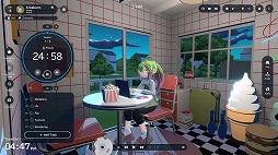 画像ギャラリー No.010のサムネイル画像 / 自分好みのアバターを眺めながら作業を進めよう。PC版「gogh: Focus with Your Avatar」Steamでリリース。最新トレイラーを公開