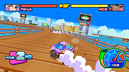 画像ギャラリー No.008のサムネイル画像 / 2.5Dレースゲーム「Victory Heat Rally」Switch版をリリース。往年の2Dレースゲームのスピード感と3Dのコーナリングを融合