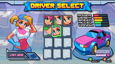 画像ギャラリー No.019のサムネイル画像 / 2.5Dレースゲーム「Victory Heat Rally」Switch版をリリース。往年の2Dレースゲームのスピード感と3Dのコーナリングを融合