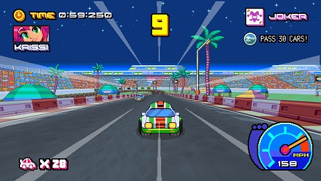 画像ギャラリー No.020のサムネイル画像 / 2.5Dレースゲーム「Victory Heat Rally」Switch版をリリース。往年の2Dレースゲームのスピード感と3Dのコーナリングを融合