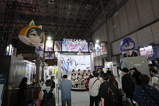 画像ギャラリー No.001のサムネイル画像 / 東京ゲームショウは，初回入場口正面の「スターセイヴァー」ブースから！　試遊，ノベルティ，コスプレイヤー撮影と抜かりなし［TGS2025］【PR】