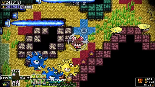 画像ギャラリー No.004のサムネイル画像 / 「クラシックダンジョンX3」×東方Projectのコラボを実施。博麗霊夢，霧雨魔理沙，チルノ，十六夜咲夜らが登場