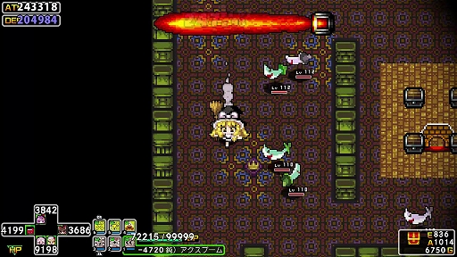 画像ギャラリー No.006のサムネイル画像 / 「クラシックダンジョンX3」×東方Projectのコラボを実施。博麗霊夢，霧雨魔理沙，チルノ，十六夜咲夜らが登場