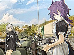 バイクに乗っておしゃべりをしながら世界の謎に迫っていく新作ADV「ガールズメイドプディング」，SteamやSwitch向けに配信開始