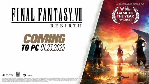 画像ギャラリー No.002のサムネイル画像 / FF7リメイク第2弾のPC版がついに登場。「FINAL FANTASY VII REBIRTH」,2025年1月23日にSteamとEpic Gameストアでリリース