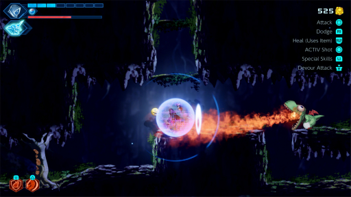 画像ギャラリー No.017のサムネイル画像 / ［プレイレポ］探索アクション「Shadow Labyrinth」は，黒いパックマンがボスを食い尽くす。広大な迷宮の先に，「ディグダグ」のキャラと，ゼビ語を見た