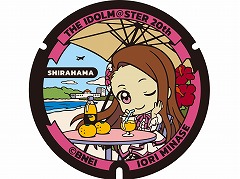 ふたマス!!!!!!が白浜町に登場。「アイドルマスター」デザインマンホールの特別展示を5月11日から実施，水瀬伊織と和歌山みかんをモチーフに