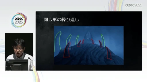 画像ギャラリー No.011のサムネイル画像 / 「ELDEN RING」の世界はいかに構築されたか。フロム・ソフトウェアが明かす，背景レイアウトの品質と印象を強化する手法［CEDEC 2025］