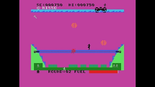 画像ギャラリー No.004のサムネイル画像 / 「EGGコンソール アクアポリスSOS MSX」,12月19日配信。1983年にコンパイルから発売されたシューティングゲーム