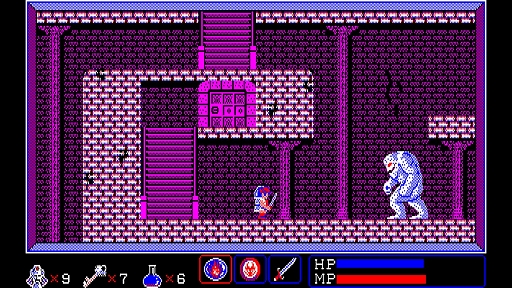 画像ギャラリー No.005のサムネイル画像 / 「EGGコンソール バビロン PC-8801mkIISR」本日配信。クリスタルソフト作品第1弾，1986年に発売されたアクションRPG