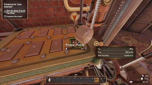 画像ギャラリー No.001のサムネイル画像 / 「Chocolate Factory Simulator」，Steamでリリース。スチームパンクの世界で，自分のチョコレート工場を発展させよう