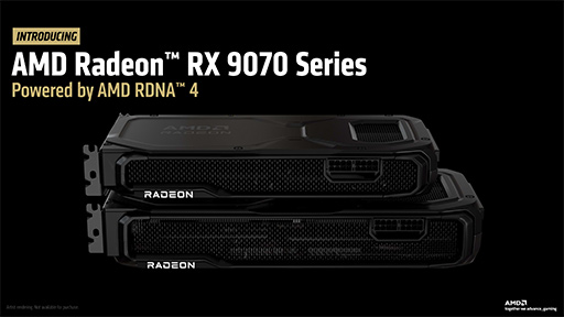 画像ギャラリー No.002のサムネイル画像 / RDNA 4世代初のGPU「Radeon RX 9070」シリーズは3月6日に世界市場で発売。4KゲームではRX 7900 GREより20〜42%も上回る