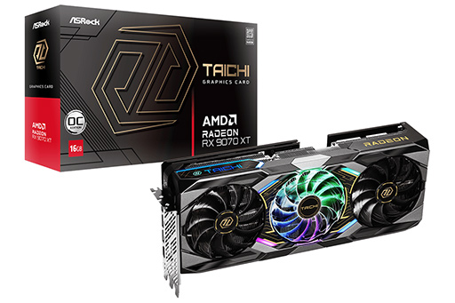 画像ギャラリー No.002のサムネイル画像 / ASRockから「Radeon RX 9070 XT」「Radeon RX 9070」搭載カード計4製品が3月7日に発売