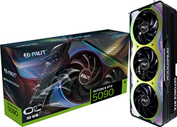画像ギャラリー No.003のサムネイル画像 / GeForce RTX 50シリーズ搭載カードをPalitが発表。定格版とクロックアップ版で計12製品を投入予定