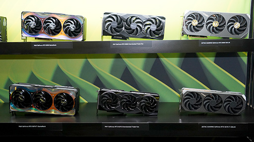 画像ギャラリー No.004のサムネイル画像 / 「GeForce RTX 5090」のダイサイズは約768平方mm? 搭載カードが多数披露されたNVIDIAブースをチェック