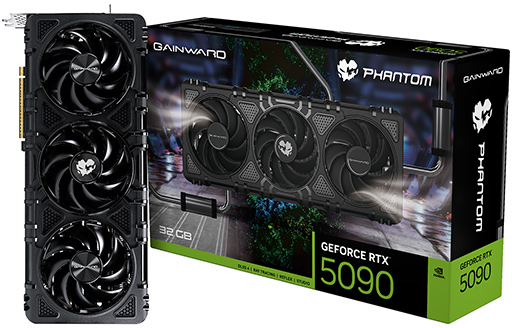 画像ギャラリー No.002のサムネイル画像 / Gainward製のGeForce RTX 5090&RTX 5080搭載カードが国内発売。RTX 5080搭載モデルの価格は20万円台前半