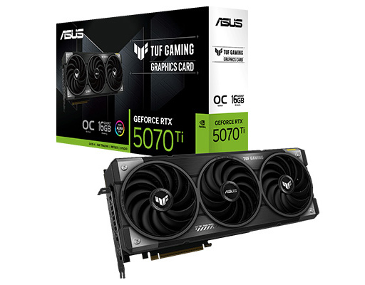 画像ギャラリー No.004のサムネイル画像 / ASUSの「GeForce RTX 5070 Ti」搭載カードは約17〜20万円弱に。2月20日23時から販売スタート