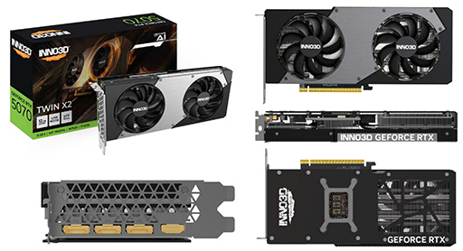 画像ギャラリー No.002のサムネイル画像 / 「GeForce RTX 5070」搭載グラフィックスカードがINNO3Dから登場