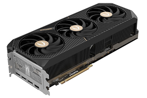 画像ギャラリー No.007のサムネイル画像 / 「GeForce RTX 5070 Ti」搭載カード3製品からZOTACから発売に。3.5スロットの大型カードを揃える