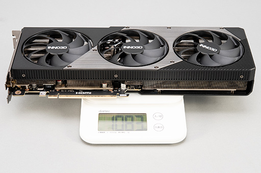 画像ギャラリー No.016のサムネイル画像 / INNO3D製「GeForce RTX 5080 X3 OC」&「GeForce RTX 5070 Ti X3」レビュー。SFF準拠のRTX 50搭載カードは性能も優秀だった