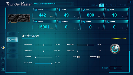 画像ギャラリー No.005のサムネイル画像 / クロックアップ版RTX 5070は，RTX 4080超えを達成できるのか。Palit「GeForce RTX 5070 GamingPro OC」で検証してみた