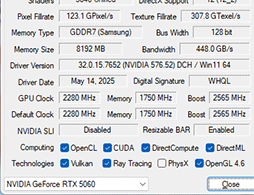画像ギャラリー No.006のサムネイル画像 / GeForce RTX 5060 vs. Radeon RX 9060 XT。ミドルクラスGPU同士の実力を徹底比較