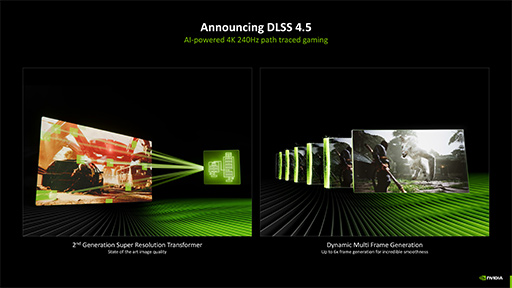 画像ギャラリー No.002のサムネイル画像 / ディスプレイに合わせた動的なフレーム生成技術「DLSS 4.5」や残像感低減技術「G-SYNC Pulsar」をNVIDIAが発表