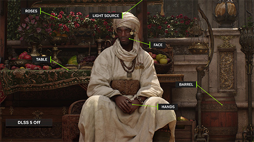 画像ギャラリー No.004のサムネイル画像 / 「NBA 2K27」に実装されたNVIDIAのAIベース高画質化技術「DLSS 5」は,どのようにしてゲーム映像を高画質にするのか