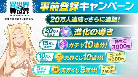 画像ギャラリー No.002のサムネイル画像 / さまざまなアニメ作品のキャラクターが登場する「異世界∞異世界」，1月27日にサービス開始。App StoreとGoogle Playで事前登録開始
