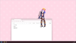 画像ギャラリー No.007のサムネイル画像 / 初音ミクなどのキャラがデスクトップ上を自由に動き回る「Desktop Mate」,Steamで配信開始。今後も新キャラを追加予定