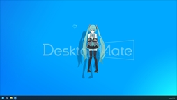 画像ギャラリー No.008のサムネイル画像 / 初音ミクなどのキャラがデスクトップ上を自由に動き回る「Desktop Mate」,Steamで配信開始。今後も新キャラを追加予定