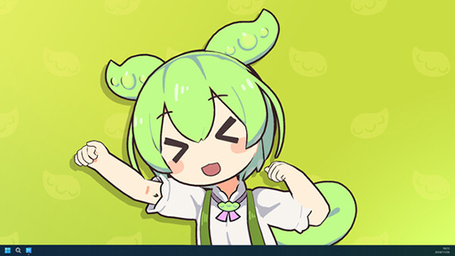画像ギャラリー No.002のサムネイル画像 / 「Desktop Mate」,ずんだもんを4月3日に追加。ボイス機能を搭載。3Dモデルは坂本アヒル氏が監修