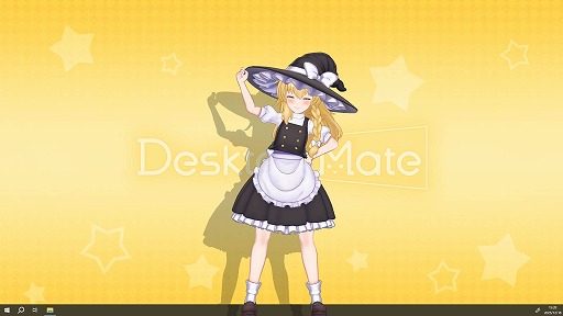 画像ギャラリー No.003のサムネイル画像 / 「Desktop Mate」，DLC「霧雨魔理沙」「ゆっくり魔理沙」を1月22日12：00に発売決定。Steamウィッシュリスト登録キャンペーンがスタート