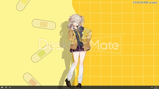 画像ギャラリー No.002のサムネイル画像 / 「Desktop Mate」に“春日部つむぎ”のDLCが登場。元気なギャルピースや自撮りなど，細部までこだわった愛らしい演出が満載