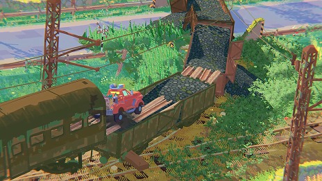 画像ギャラリー No.004のサムネイル画像 / いろんな荷物を運ぶドライブアドベンチャー「トラックフル」，体験版をSteamで公開。物理演算でガタガタ動く，古いトラックを乗りこなせ