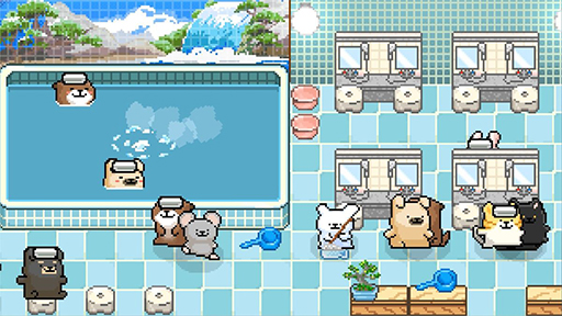 画像ギャラリー No.003のサムネイル画像 / 画面下でまったり温泉経営。リラックス系シム「アニマルスパ」,Steamで本日リリース。セール価格で販売中