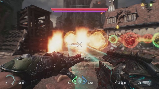 画像ギャラリー No.066のサムネイル画像 / ［プレイレポ］「DOOM: The Dark Ages」，攻守一体型の盾「シールドソー」や刷新された「グローリーキル」，ドラゴンや巨大メカの大迫力バトルを体験